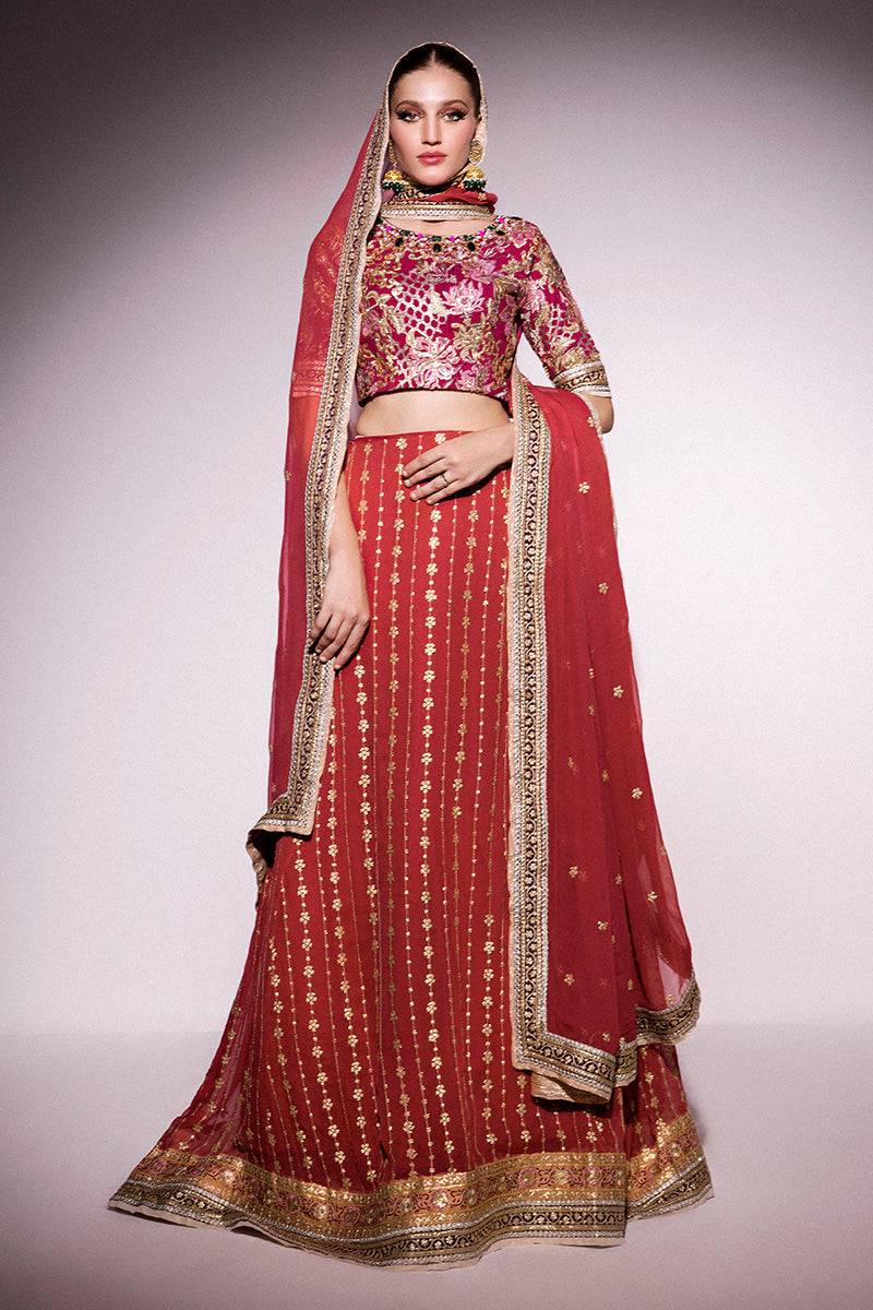 Mushq | Best of Mushq | Molten Lava - Pakistani Designer Dress - by Mushq | Type: Bridal - 100% Original at Saira Sultan