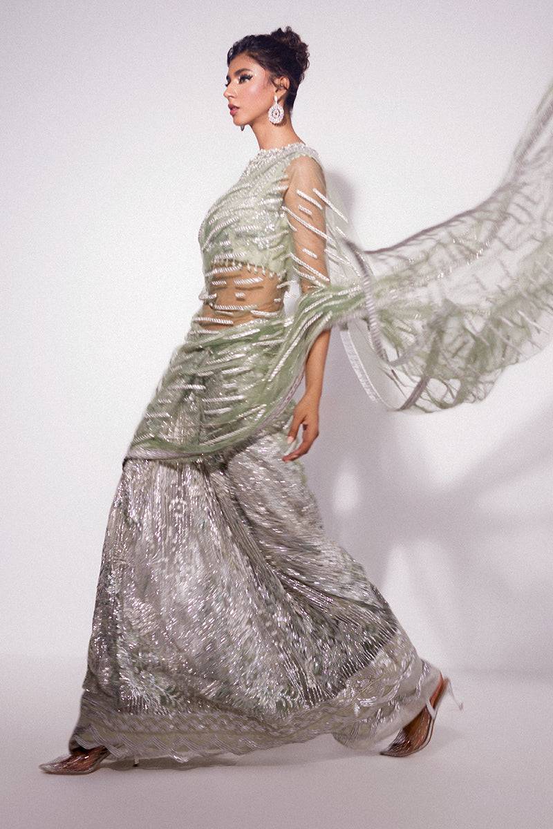 Mushq | Best of Mushq | Ocean Wave - Pakistani Designer Dress - by Mushq | Type: Bridal - 100% Original at Saira Sultan