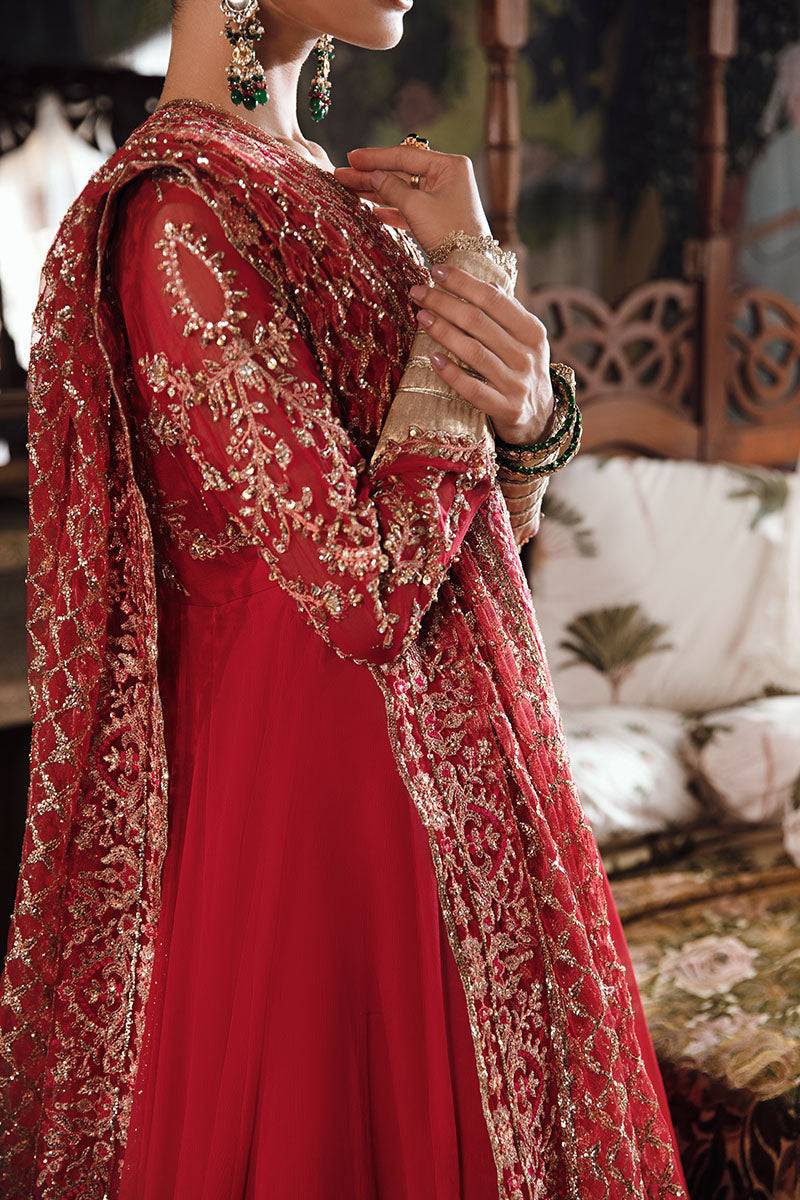 Mushq | Irha Kalidaar Chiffon Pret | MALIAH - Pakistani Designer Dress - by Mushq | Type: Formal - 100% Original at Saira Sultan