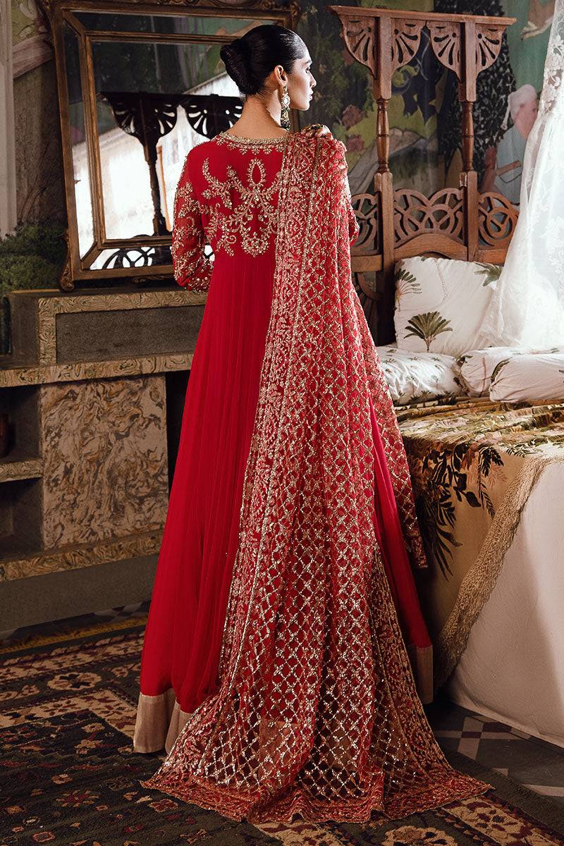 Mushq | Irha Kalidaar Chiffon Pret | MALIAH - Pakistani Designer Dress - by Mushq | Type: Formal - 100% Original at Saira Sultan