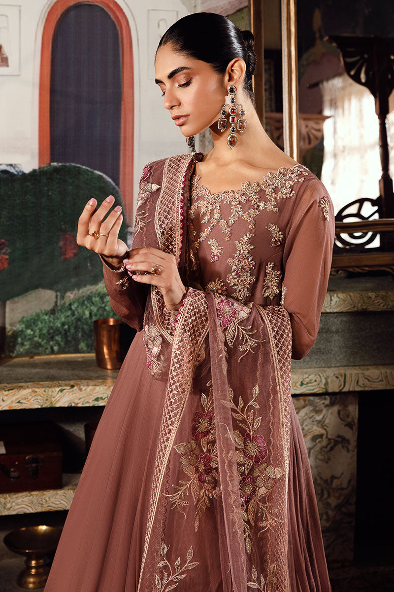 Mushq | Irha Kalidaar Chiffon Pret | ZEYA - Pakistani Designer Dress - by Mushq | Type: Formal - 100% Original at Saira Sultan