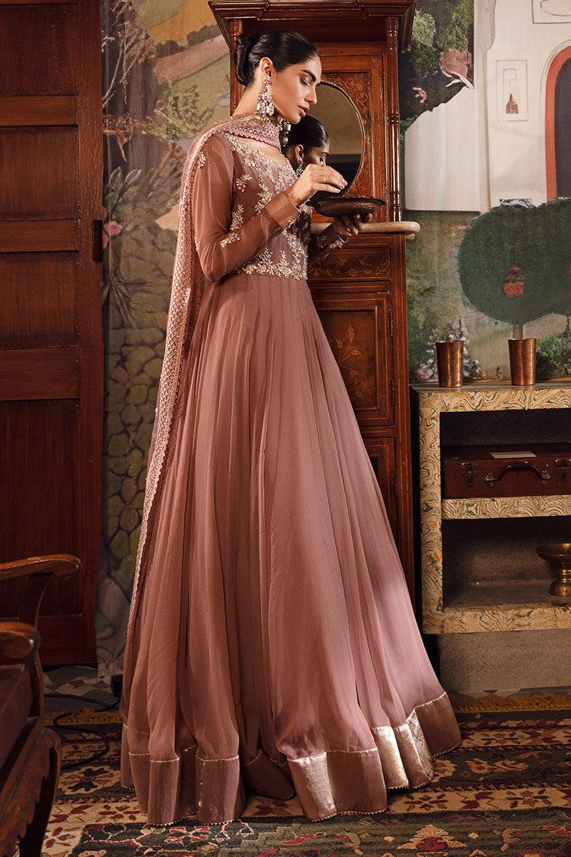 Mushq | Irha Kalidaar Chiffon Pret | ZEYA - Pakistani Designer Dress - by Mushq | Type: Formal - 100% Original at Saira Sultan