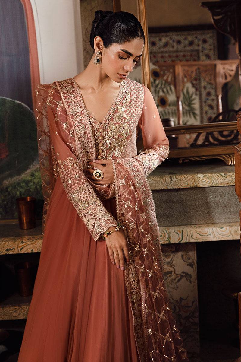 Mushq | Irha Kalidaar Chiffon Pret | AYLA - Pakistani Designer Dress - by Mushq | Type: Formal - 100% Original at Saira Sultan