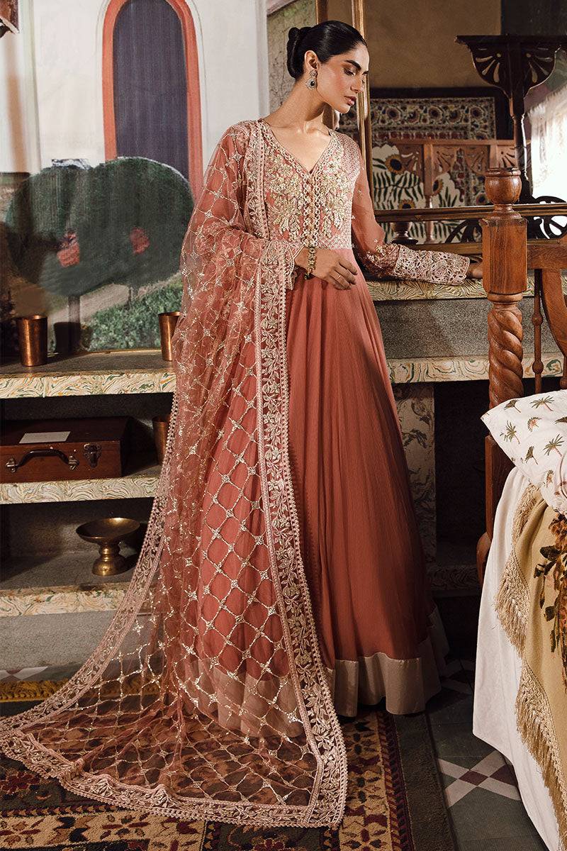 Mushq | Irha Kalidaar Chiffon Pret | AYLA - Pakistani Designer Dress - by Mushq | Type: Formal - 100% Original at Saira Sultan