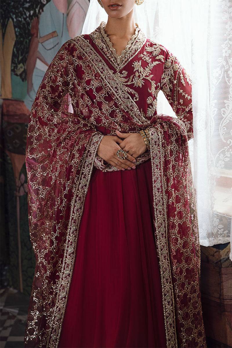 Mushq | Irha Kalidaar Chiffon Pret | NYRA - Pakistani Designer Dress - by Mushq | Type: Formal - 100% Original at Saira Sultan