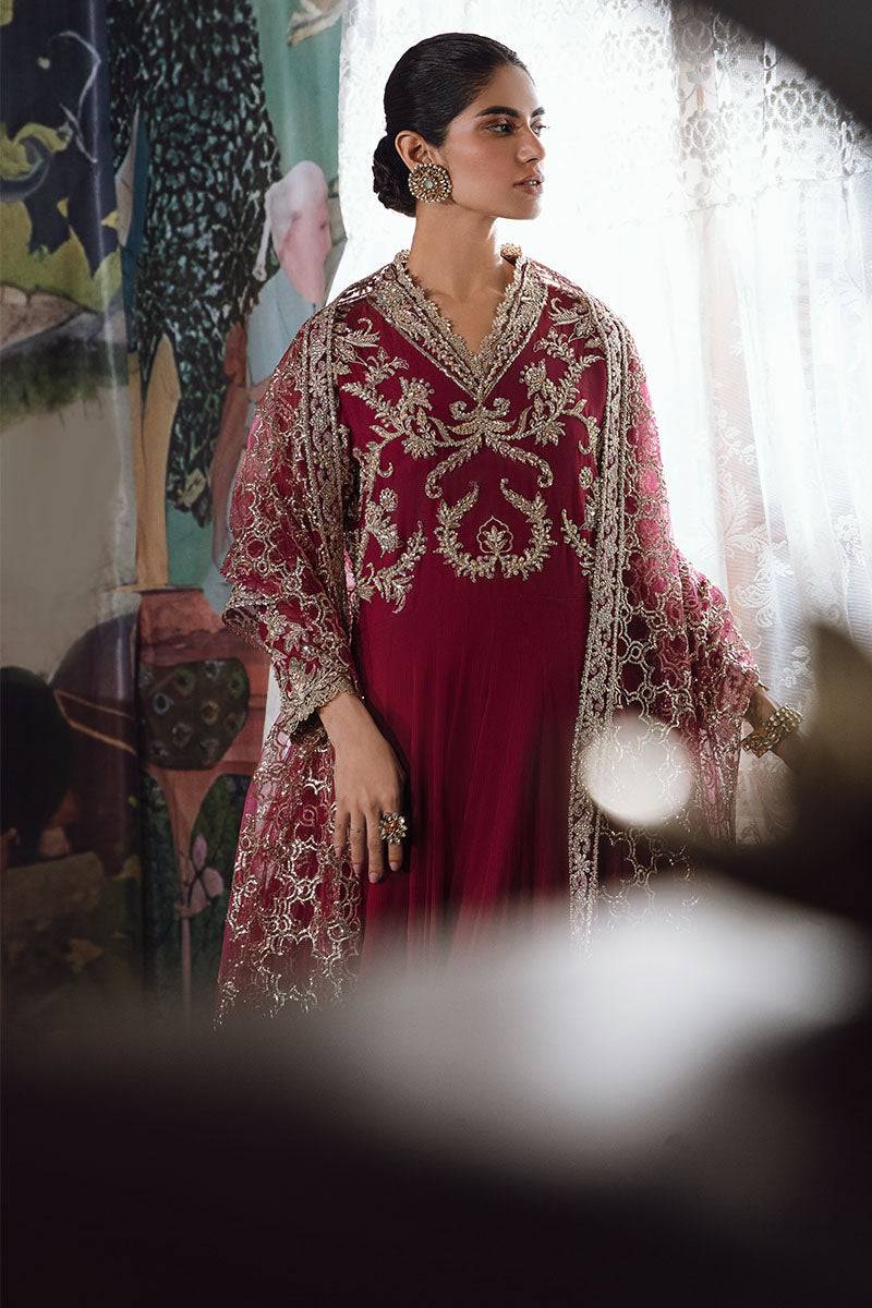 Mushq | Irha Kalidaar Chiffon Pret | NYRA - Pakistani Designer Dress - by Mushq | Type: Formal - 100% Original at Saira Sultan
