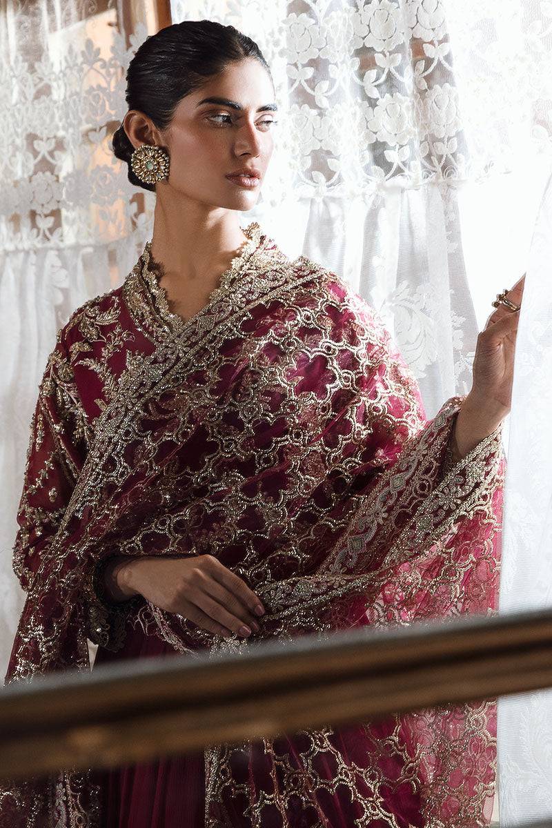 Mushq | Irha Kalidaar Chiffon Pret | NYRA - Pakistani Designer Dress - by Mushq | Type: Formal - 100% Original at Saira Sultan