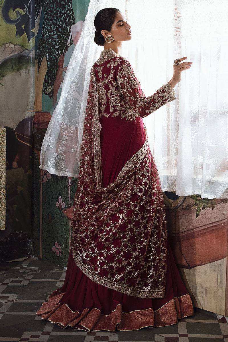 Mushq | Irha Kalidaar Chiffon Pret | NYRA - Pakistani Designer Dress - by Mushq | Type: Formal - 100% Original at Saira Sultan