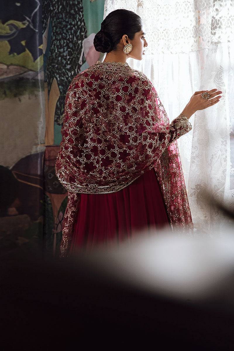 Mushq | Irha Kalidaar Chiffon Pret | NYRA - Pakistani Designer Dress - by Mushq | Type: Formal - 100% Original at Saira Sultan