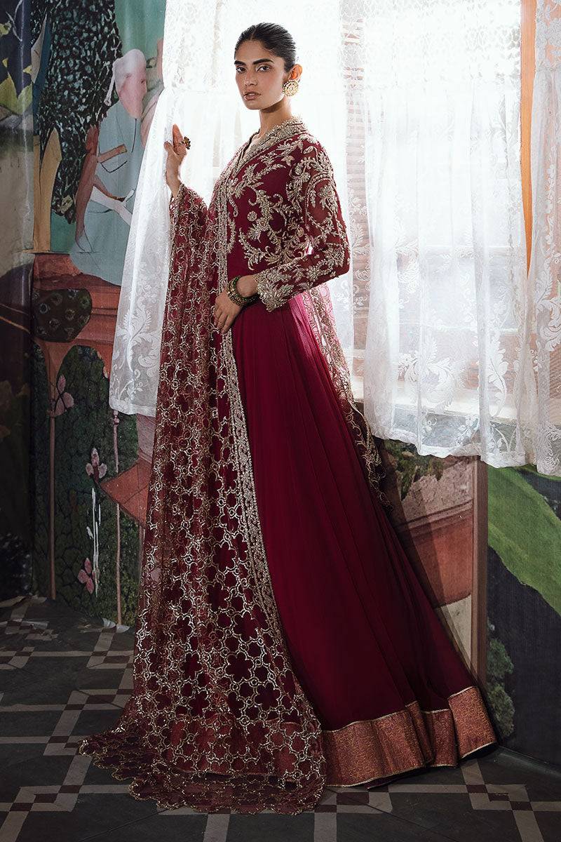 Mushq | Irha Kalidaar Chiffon Pret | NYRA - Pakistani Designer Dress - by Mushq | Type: Formal - 100% Original at Saira Sultan