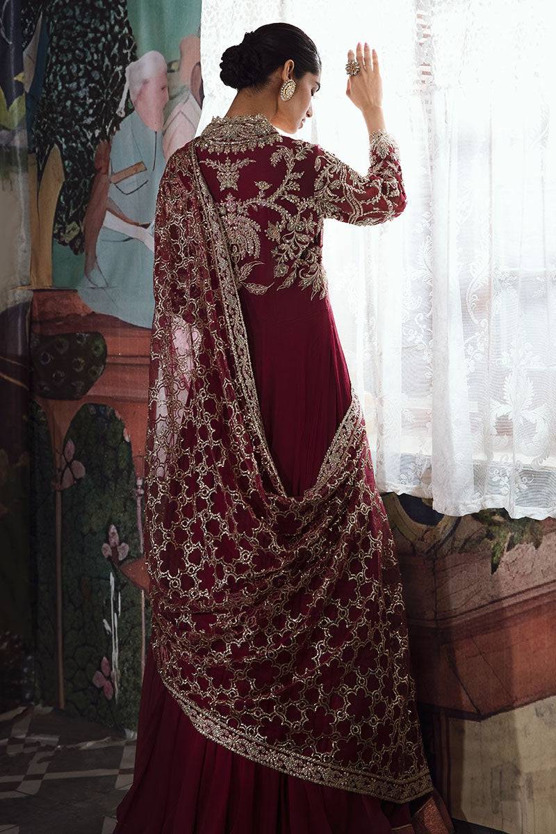 Mushq | Irha Kalidaar Chiffon Pret | NYRA - Pakistani Designer Dress - by Mushq | Type: Formal - 100% Original at Saira Sultan