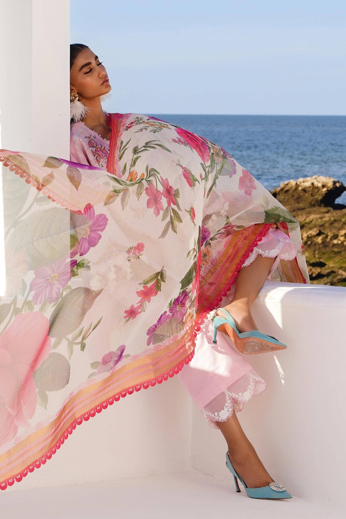 Sana Safinaz | Muzlin Spring 24 | M241-016A-CL - Pakistani Designer Dress - by Sana Safinaz | Type: Luxury - 100% Original at Saira Sultan