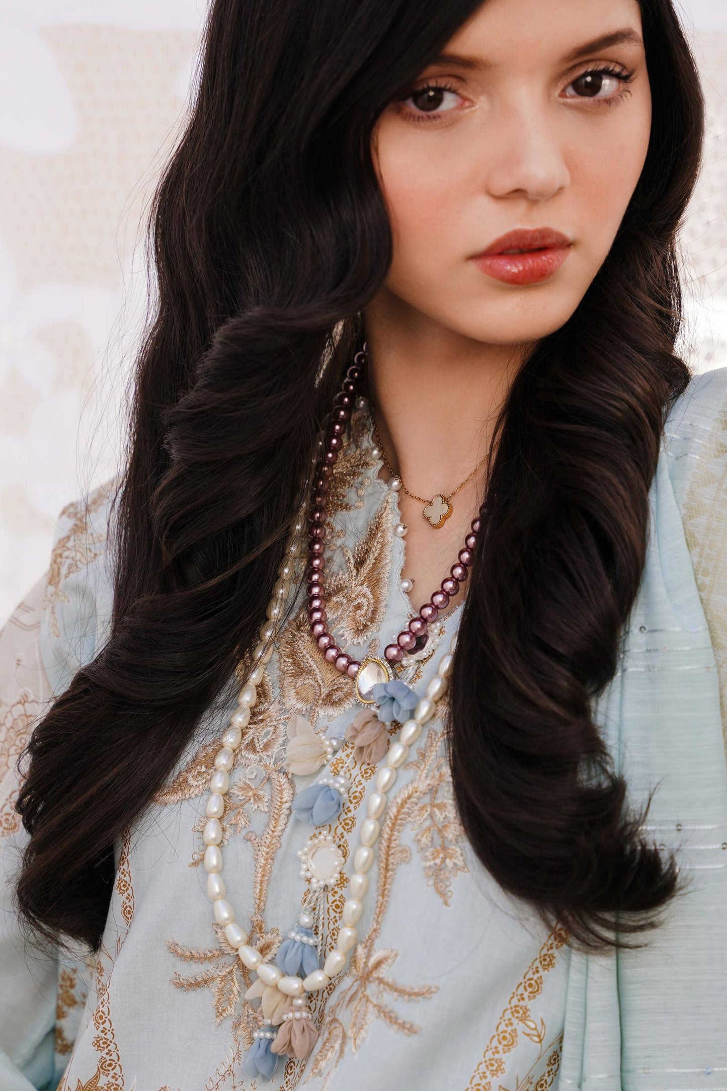 Sana Safinaz | Muzlin Spring 24 | M241-018B-CM - Pakistani Designer Dress - by Sana Safinaz | Type: Luxury - 100% Original at Saira Sultan