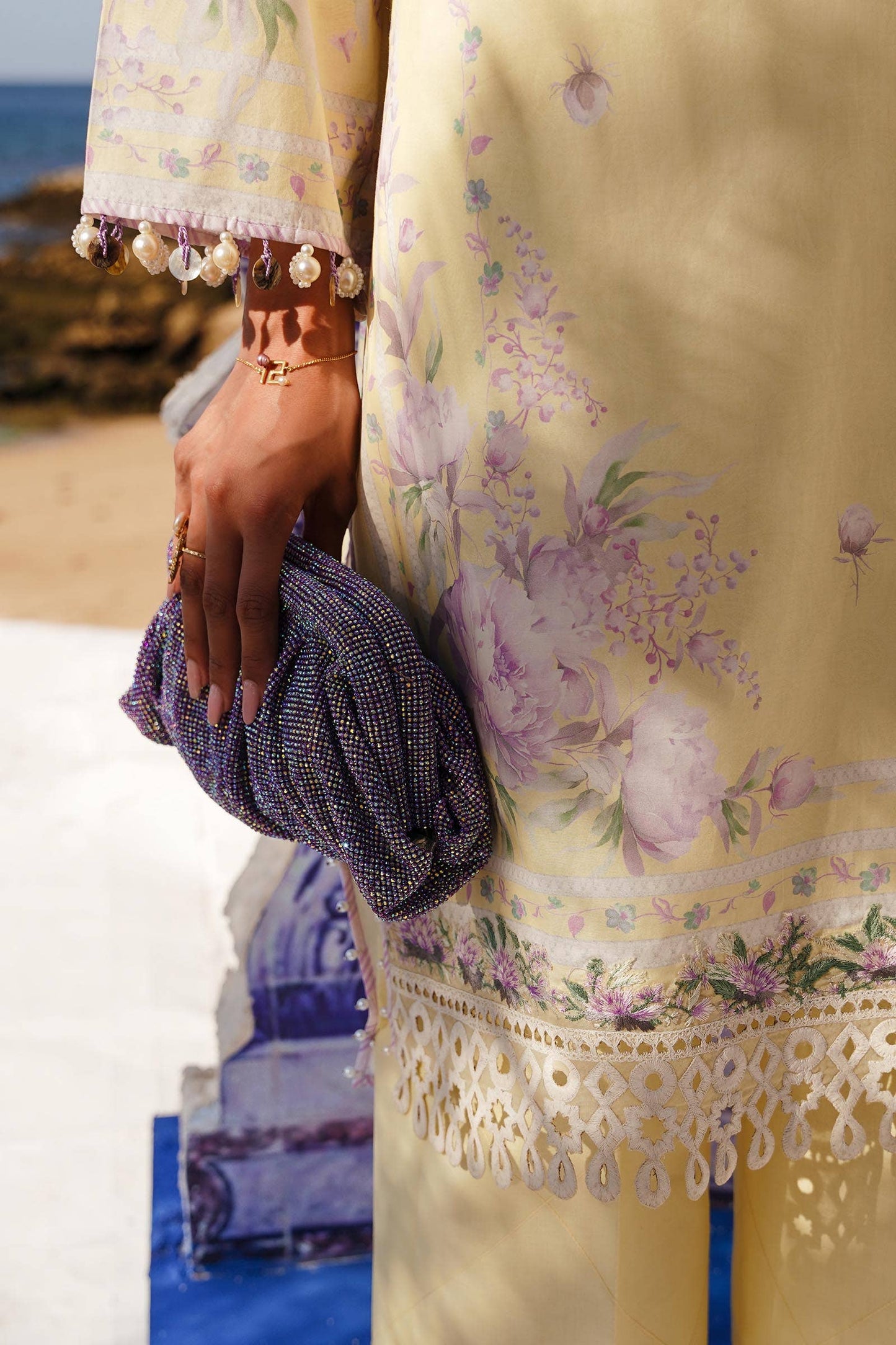 Sana Safinaz | Muzlin Spring 24 | M241-004B-CI - Pakistani Designer Dress - by Sana Safinaz | Type: Luxury - 100% Original at Saira Sultan