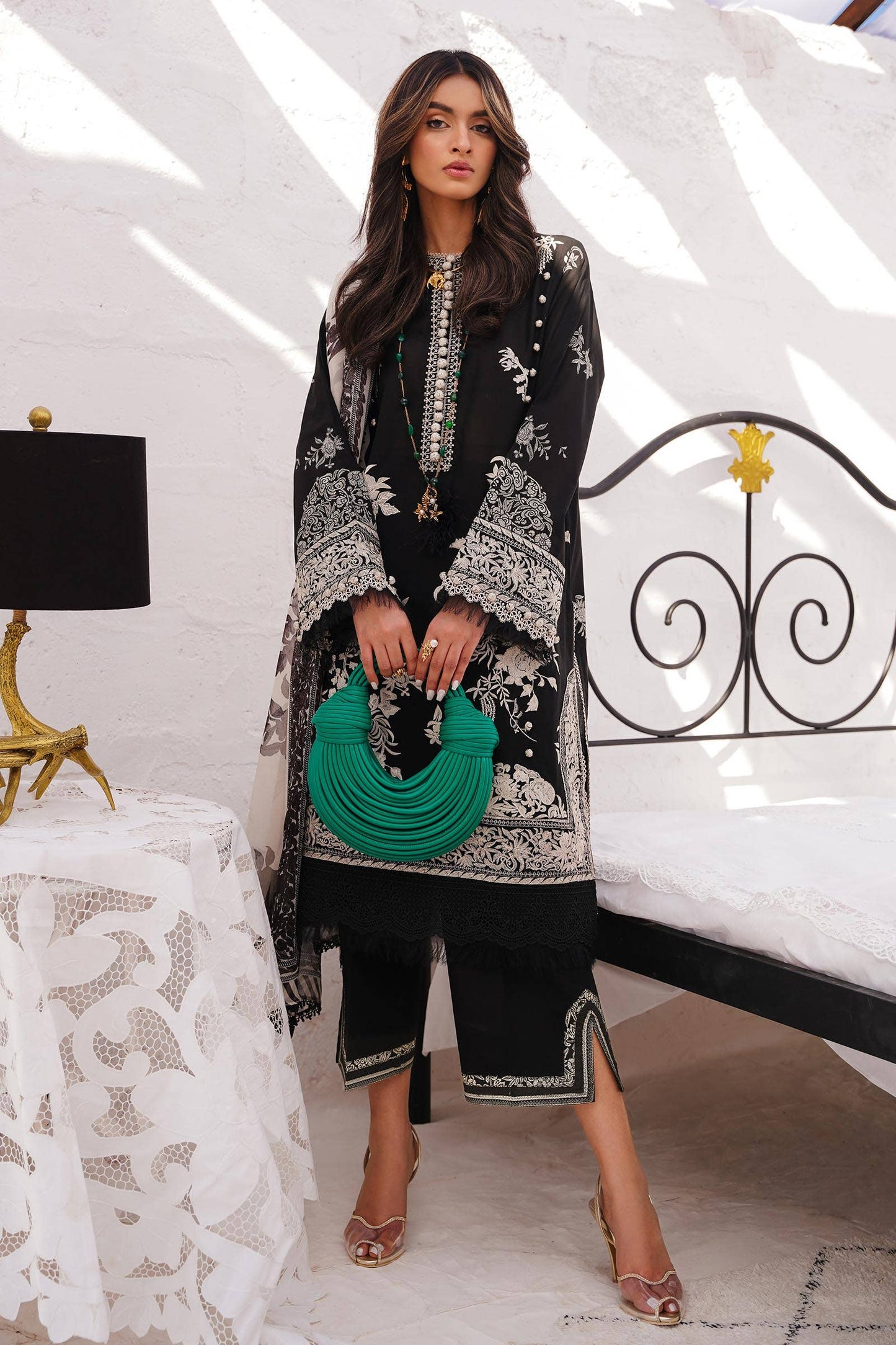 Sana Safinaz | Muzlin Spring 24 | M241-007A-CJ - Pakistani Designer Dress - by Sana Safinaz | Type: Luxury - 100% Original at Saira Sultan