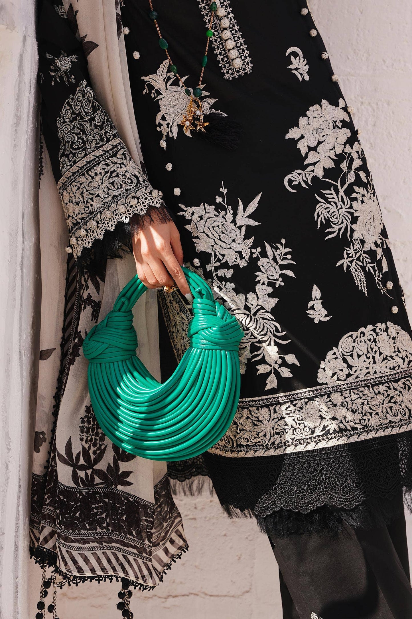 Sana Safinaz | Muzlin Spring 24 | M241-007A-CJ - Pakistani Designer Dress - by Sana Safinaz | Type: Luxury - 100% Original at Saira Sultan