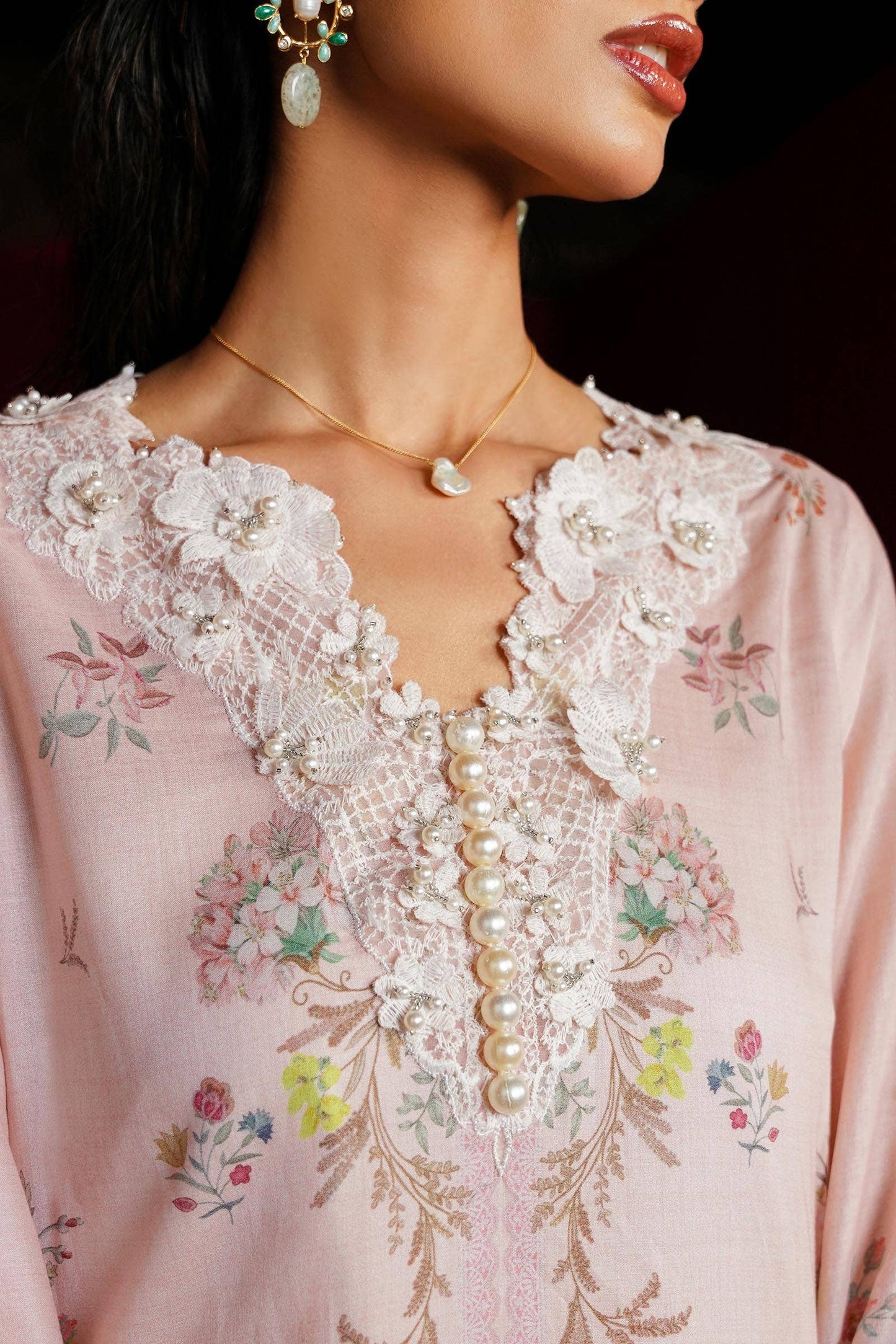 Sana Safinaz | Muzlin Spring 24 | M241-008A-CI - Pakistani Designer Dress - by Sana Safinaz | Type: Luxury - 100% Original at Saira Sultan
