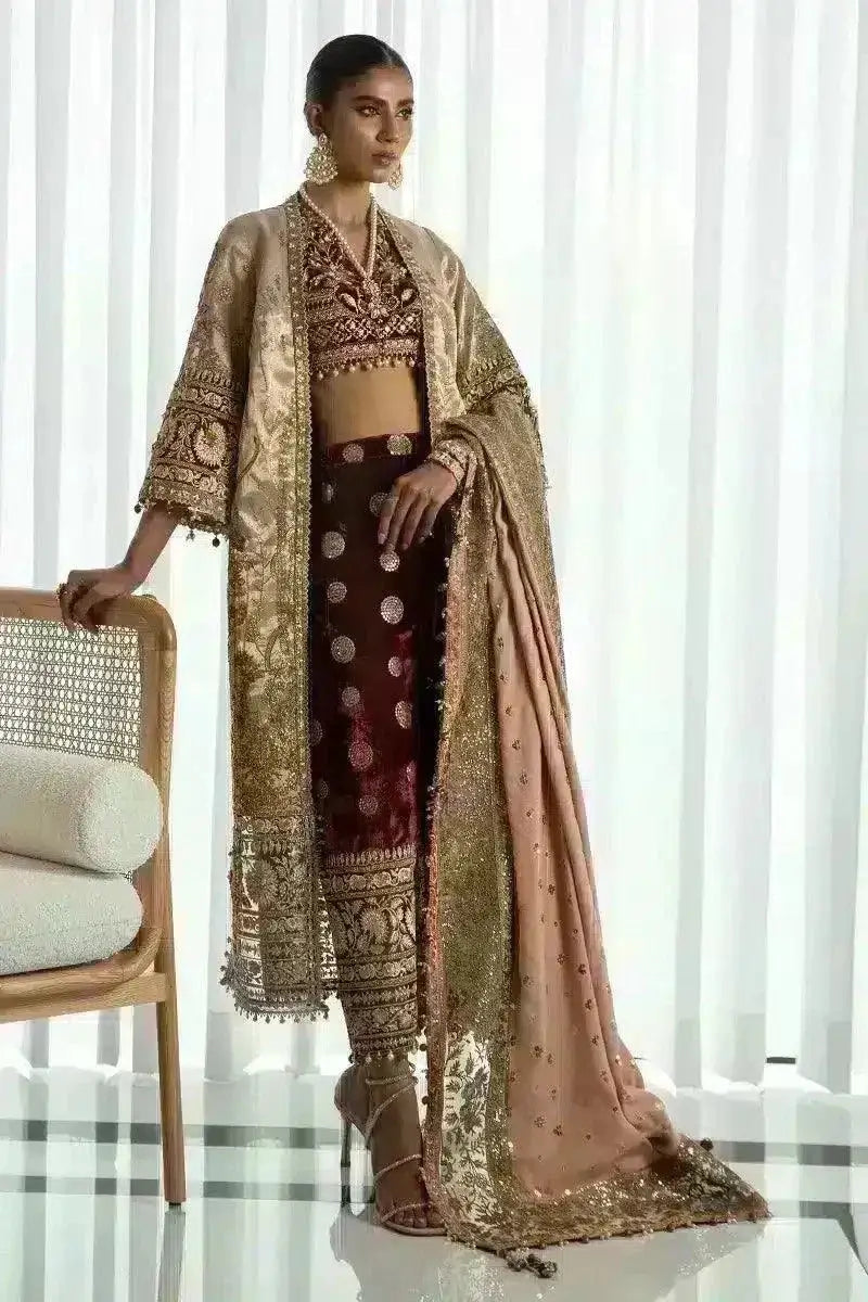 Sana Safinaz | Nura Festive 2023 | N232-003-CL - Pakistani Designer Dress - by Sana Safinaz | Type: Bridal - 100% Original at Saira Sultan