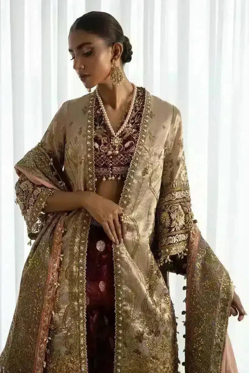 Sana Safinaz | Nura Festive 2023 | N232-003-CL - Pakistani Designer Dress - by Sana Safinaz | Type: Bridal - 100% Original at Saira Sultan
