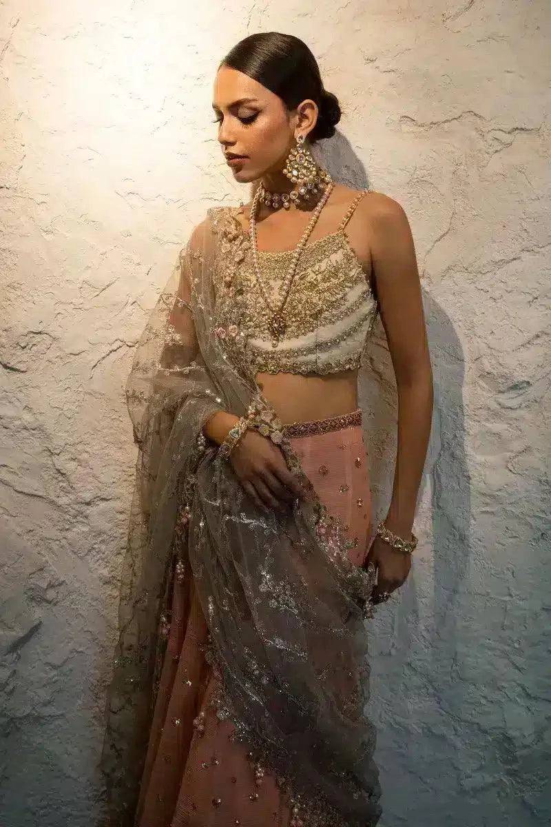 Sana Safinaz | Nura Festive 2023 | N232-004-CT - Pakistani Designer Dress - by Sana Safinaz | Type: Bridal - 100% Original at Saira Sultan