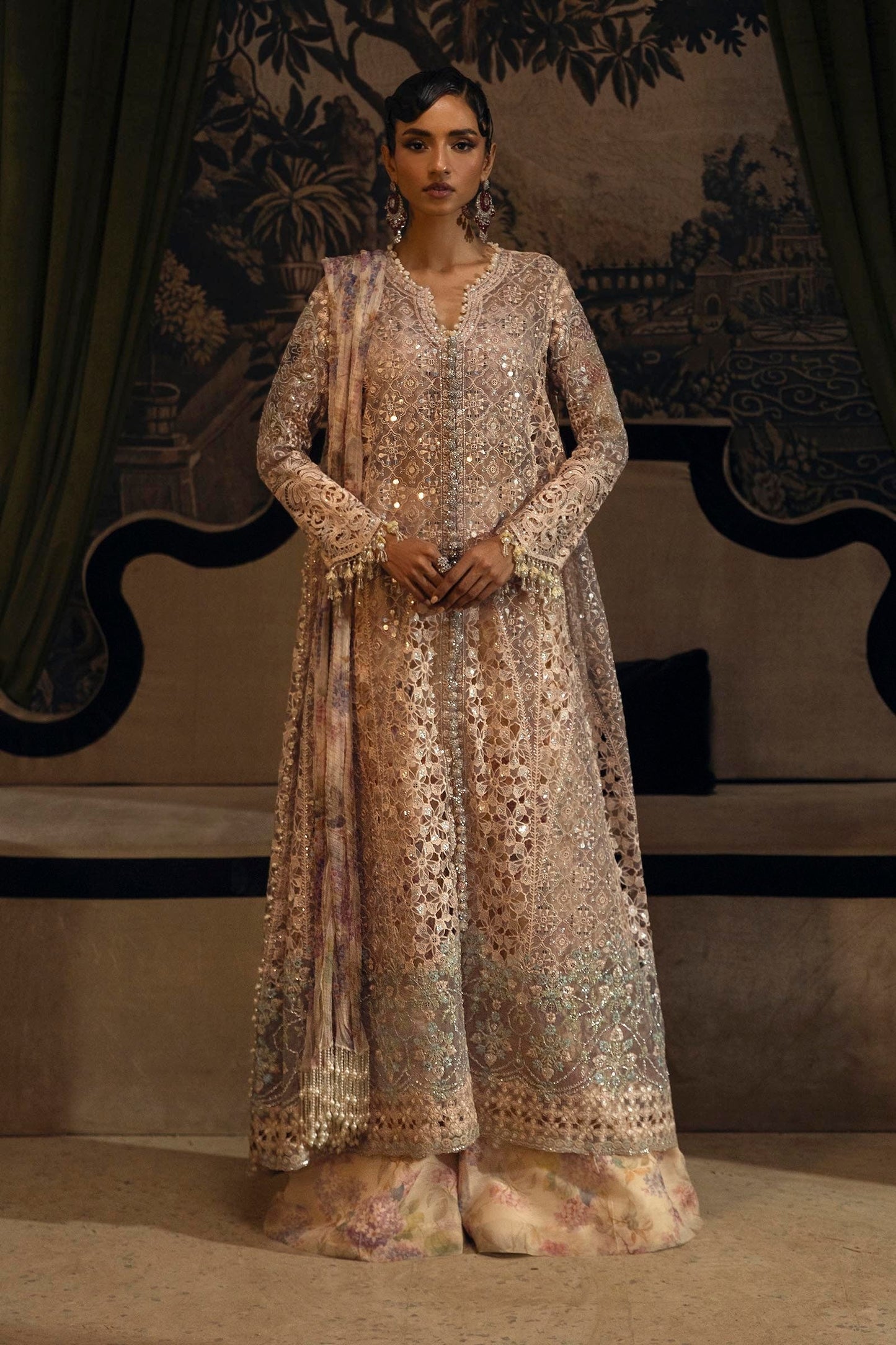 Sana Safinaz | Nura Festive 25 | N251-004-3DJ - Pakistani Designer Dress - by Sana Safinaz - Type : Ladies Clothes - 100% Original at Saira Sultan
