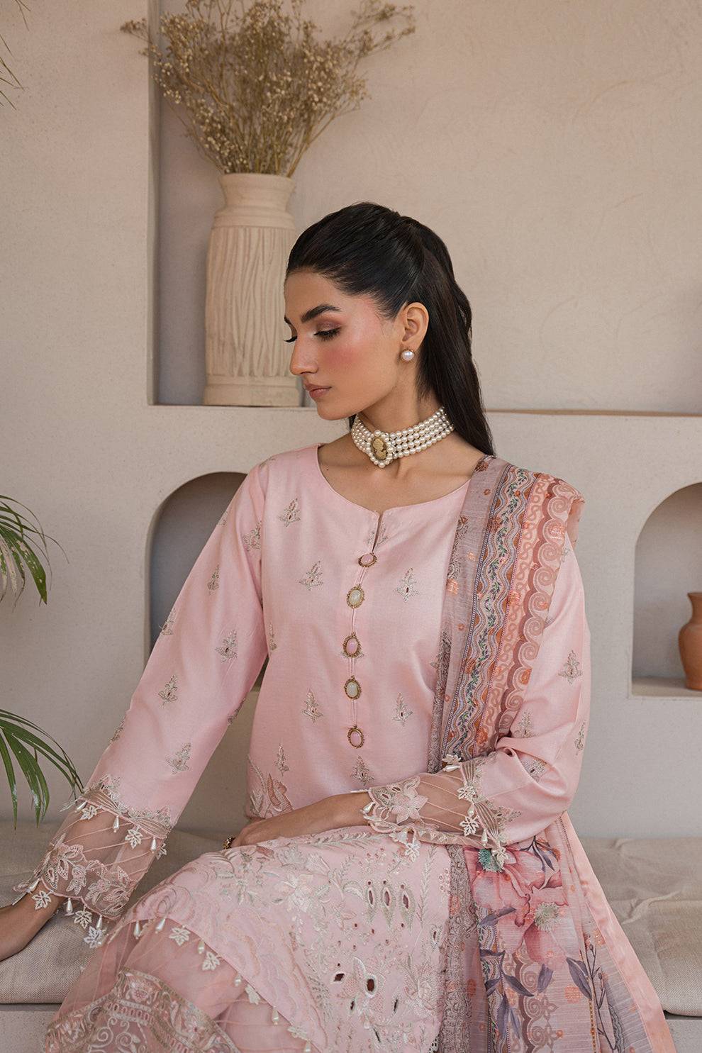 Neeshay | Symphony Luxury Lawn 24 | Lullaby - Pakistani Designer Dress - by Neeshay | Type: Luxury - 100% Original at Saira Sultan