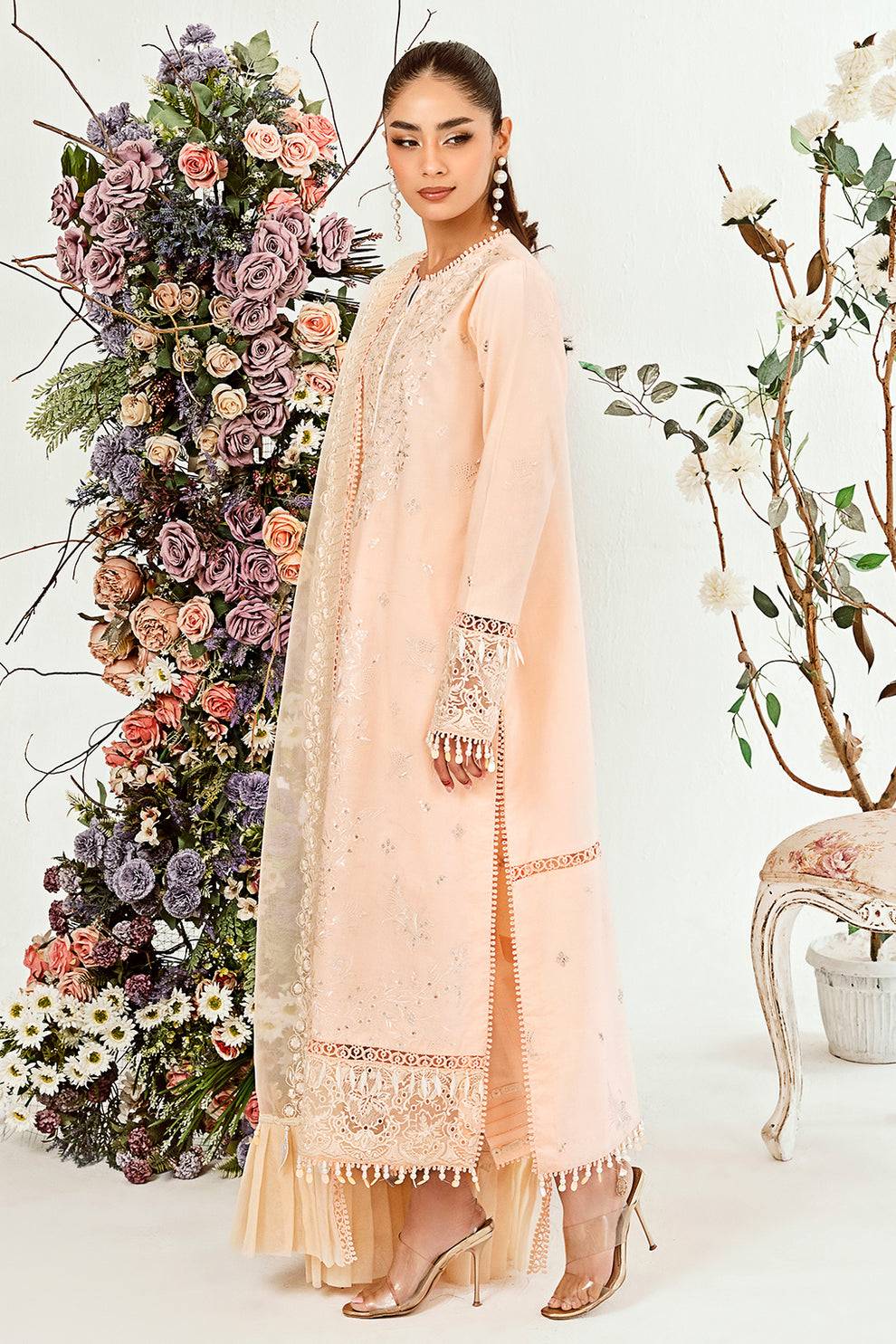 Neeshay | Zoella Lawn Collection | Zephyr - Pakistani Designer Dress - by Neeshay | Type: Luxury - 100% Original at Saira Sultan