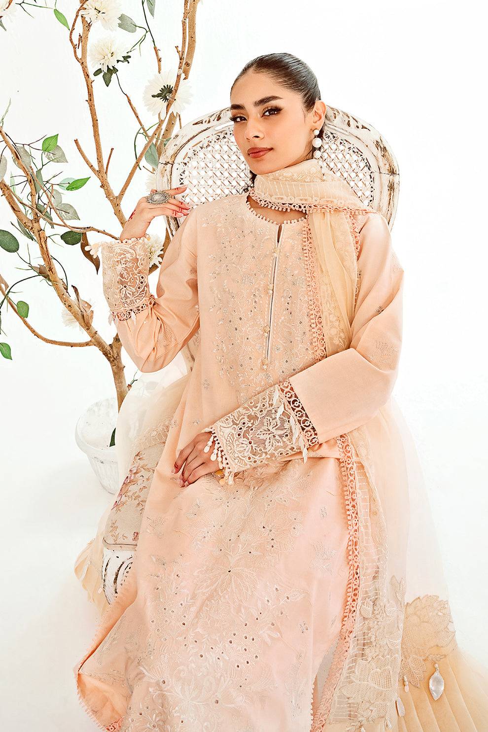 Neeshay | Zoella Lawn Collection | Zephyr - Pakistani Designer Dress - by Neeshay | Type: Luxury - 100% Original at Saira Sultan