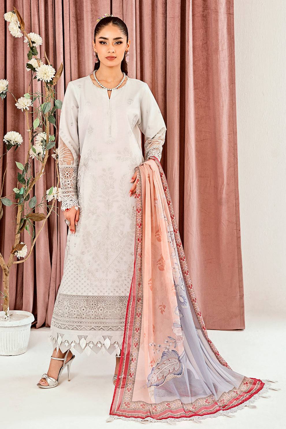 Neeshay | Zoella Lawn Collection | Luca - Pakistani Designer Dress - by Neeshay | Type: Luxury - 100% Original at Saira Sultan