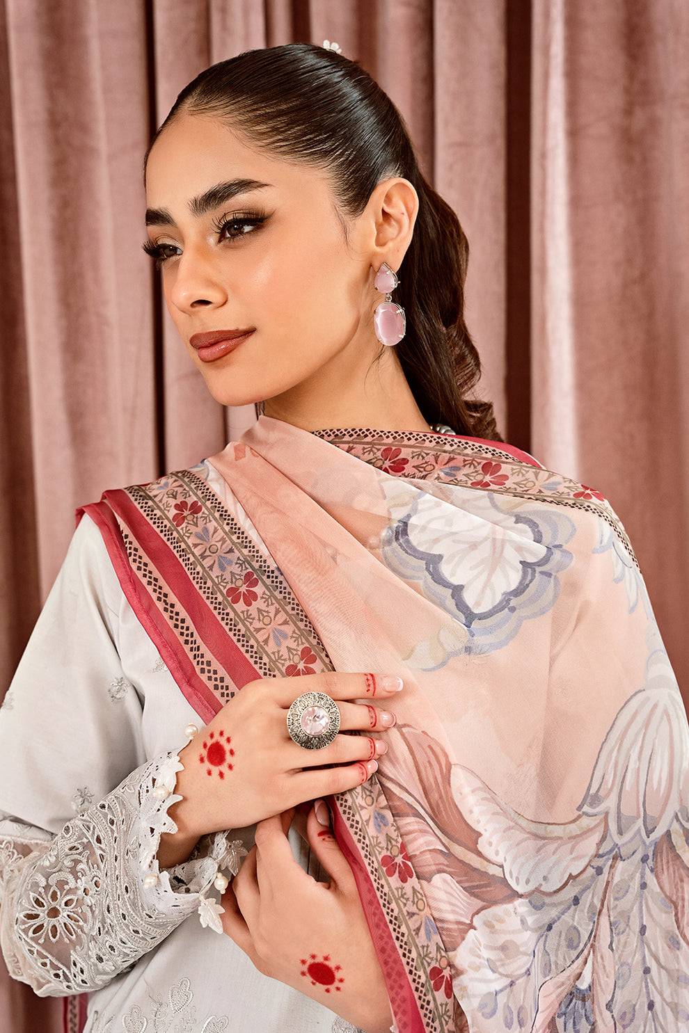 Neeshay | Zoella Lawn Collection | Luca - Pakistani Designer Dress - by Neeshay | Type: Luxury - 100% Original at Saira Sultan