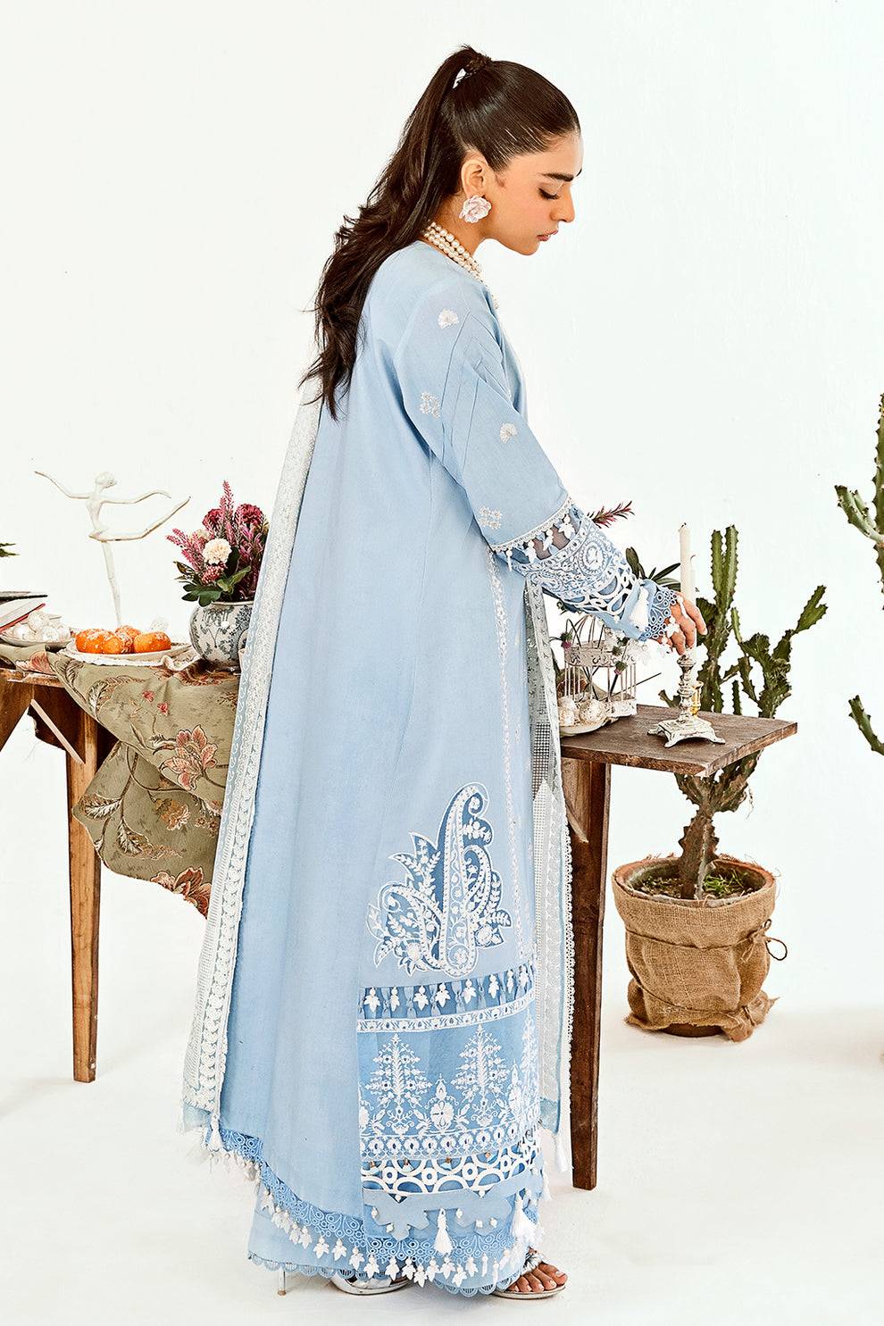 Neeshay | Zoella Lawn Collection | Isla - Pakistani Designer Dress - by Neeshay | Type: Luxury - 100% Original at Saira Sultan