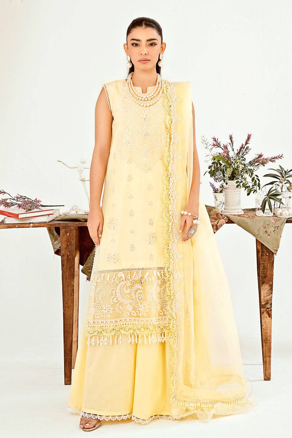 Neeshay | Zoella Lawn Collection | Ophelia - Pakistani Designer Dress - by Neeshay | Type: Luxury - 100% Original at Saira Sultan