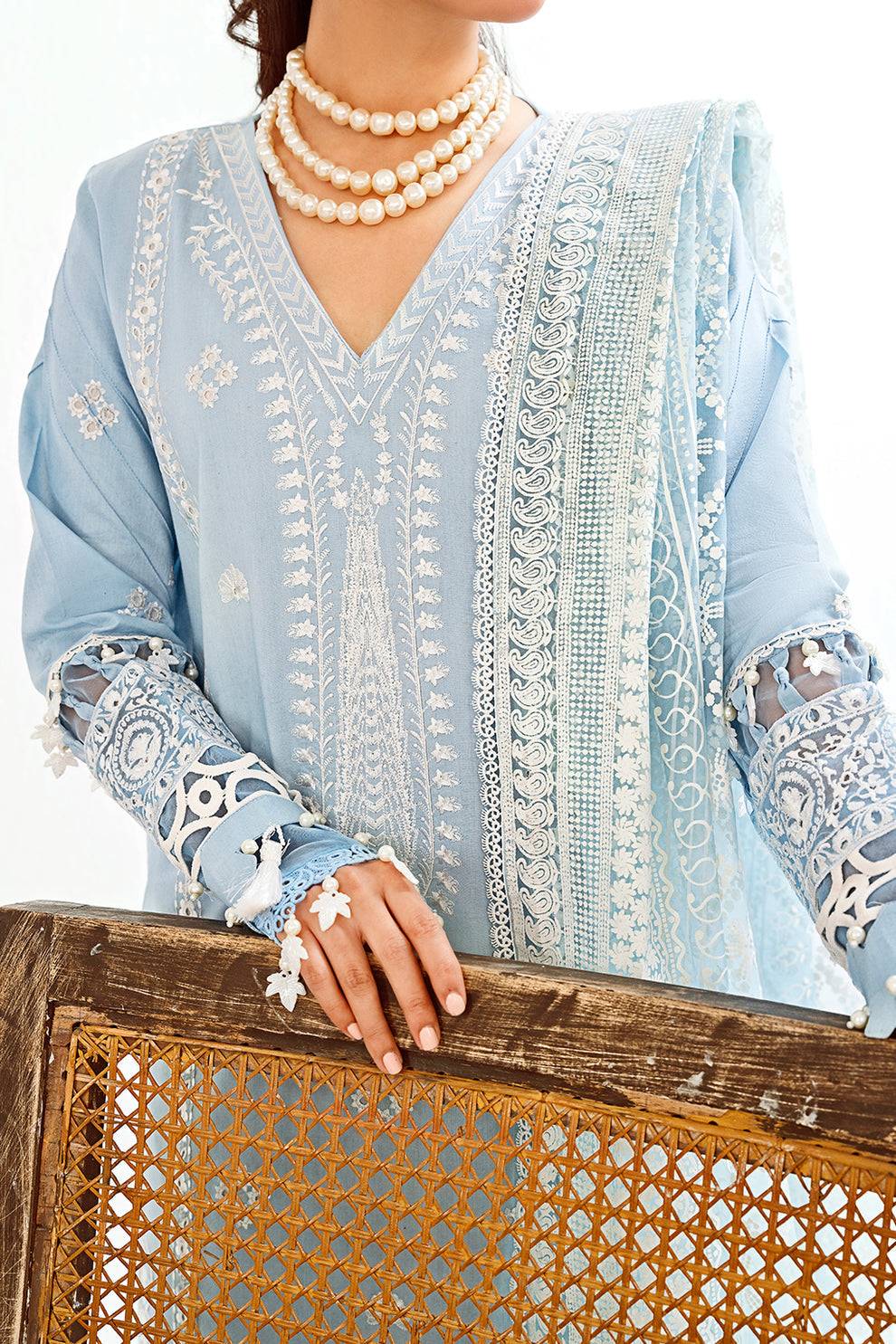 Neeshay | Zoella Lawn Collection | Isla - Pakistani Designer Dress - by Neeshay | Type: Luxury - 100% Original at Saira Sultan
