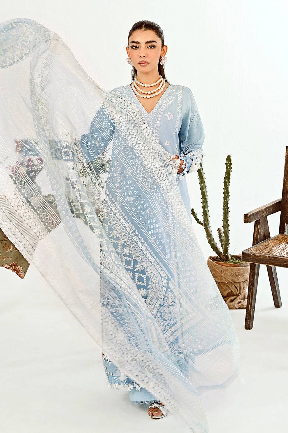 Neeshay | Zoella Lawn Collection | Isla - Pakistani Designer Dress - by Neeshay | Type: Luxury - 100% Original at Saira Sultan