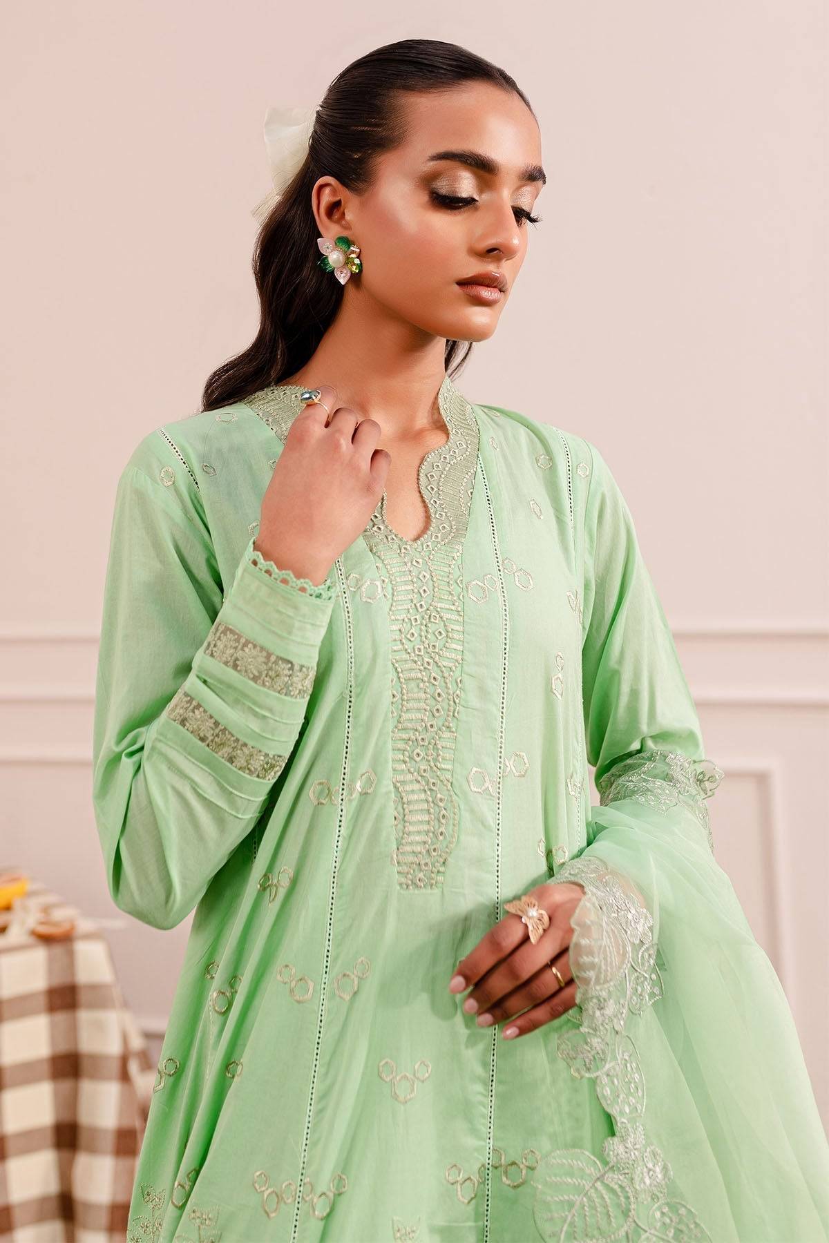 Nureh | Shades Of Summer | NP-463 - Pakistani Designer Dress - by Nureh | Type: Luxury - 100% Original at Saira Sultan