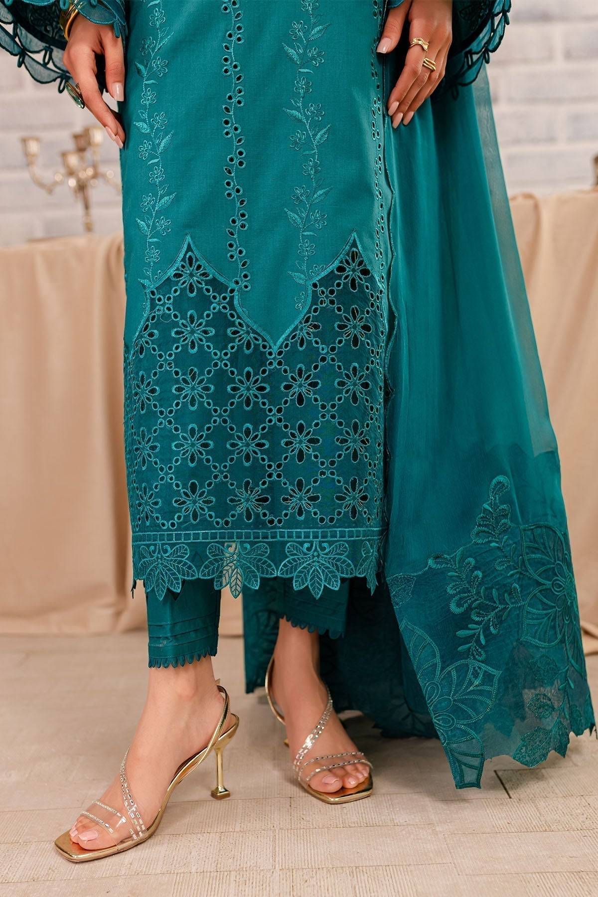 Nureh | Shades Of Summer | NP-495 - Pakistani Designer Dress - by Nureh | Type: Luxury - 100% Original at Saira Sultan
