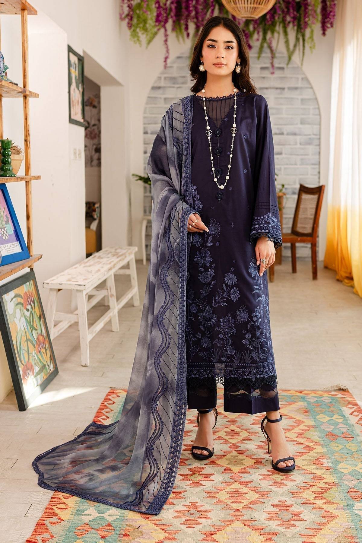 Nureh | Shades Of Summer | NP-498 - Pakistani Designer Dress - by Nureh | Type: Luxury - 100% Original at Saira Sultan