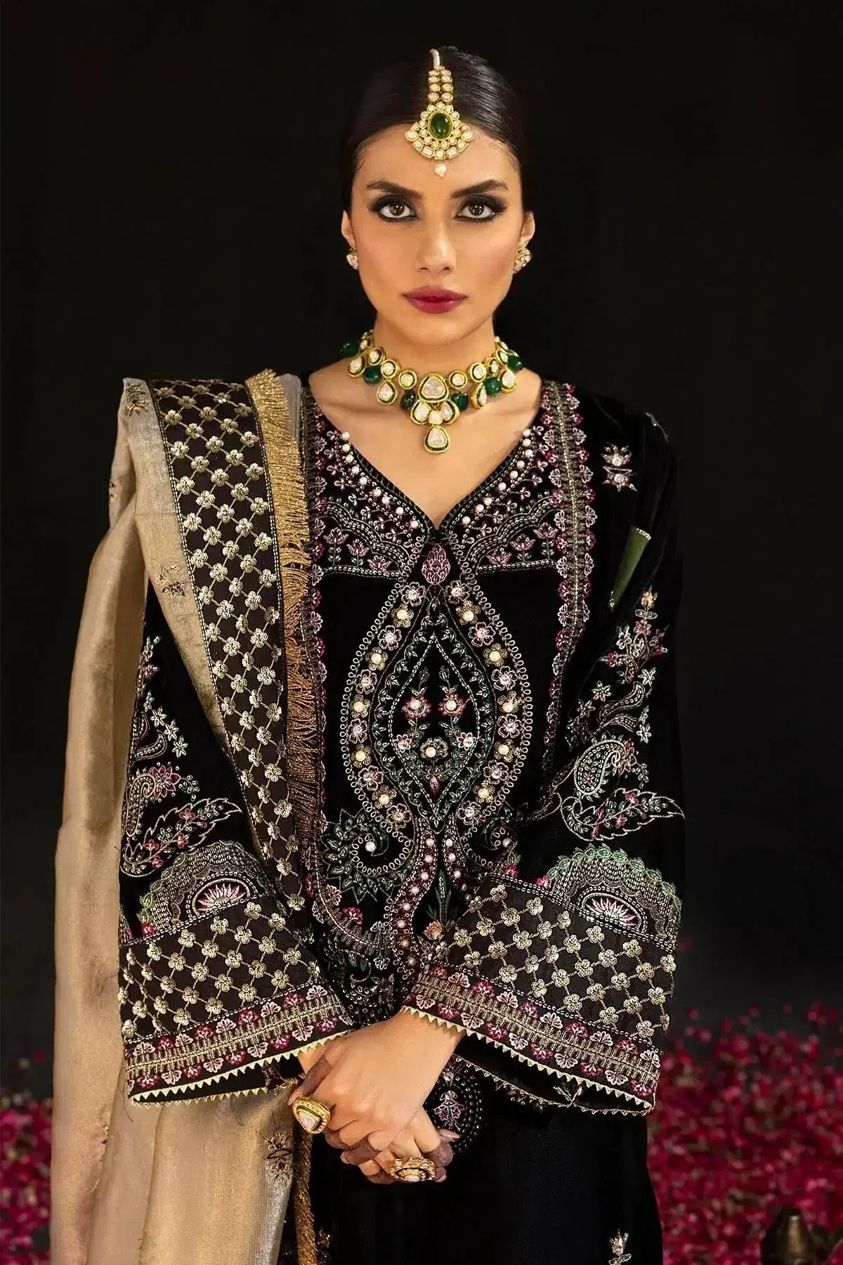 Nureh | Maya Velvet 23 | Morbagh - Pakistani Designer Dress - by Nureh | Type: Formal - 100% Original at Saira Sultan