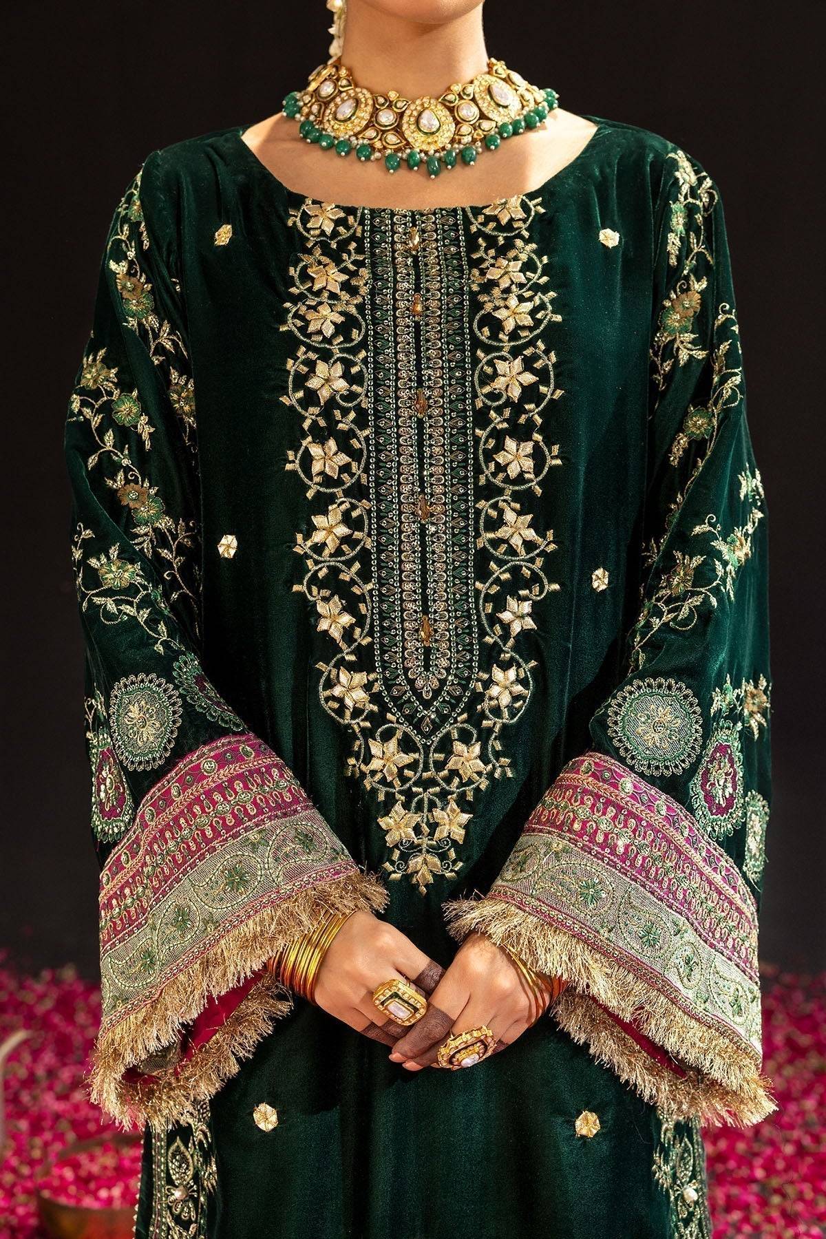 Nureh | Maya Velvet 23 | Alma - Pakistani Designer Dress - by Nureh | Type: Formal - 100% Original at Saira Sultan