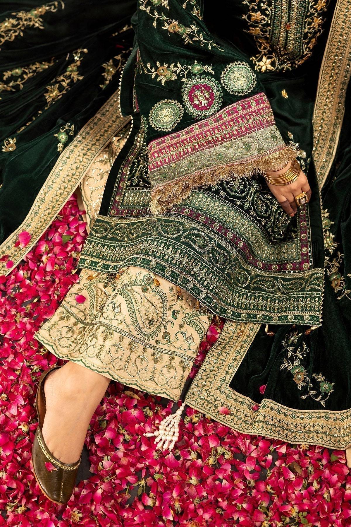 Nureh | Maya Velvet 23 | Alma - Pakistani Designer Dress - by Nureh | Type: Formal - 100% Original at Saira Sultan