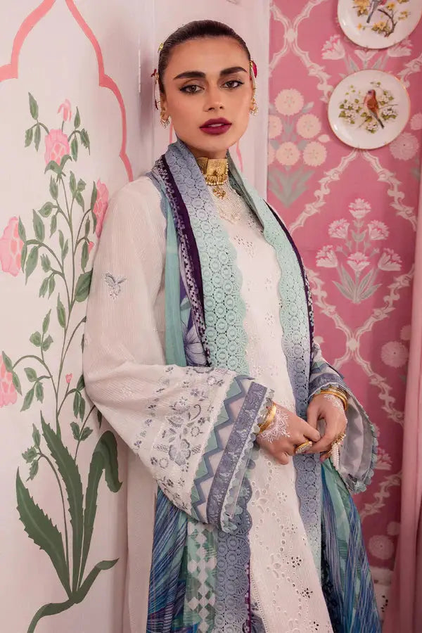 Nureh | Maya Lawn 24 | NS-112 - Pakistani Designer Dress - by Nureh | Type: Luxury - 100% Original at Saira Sultan