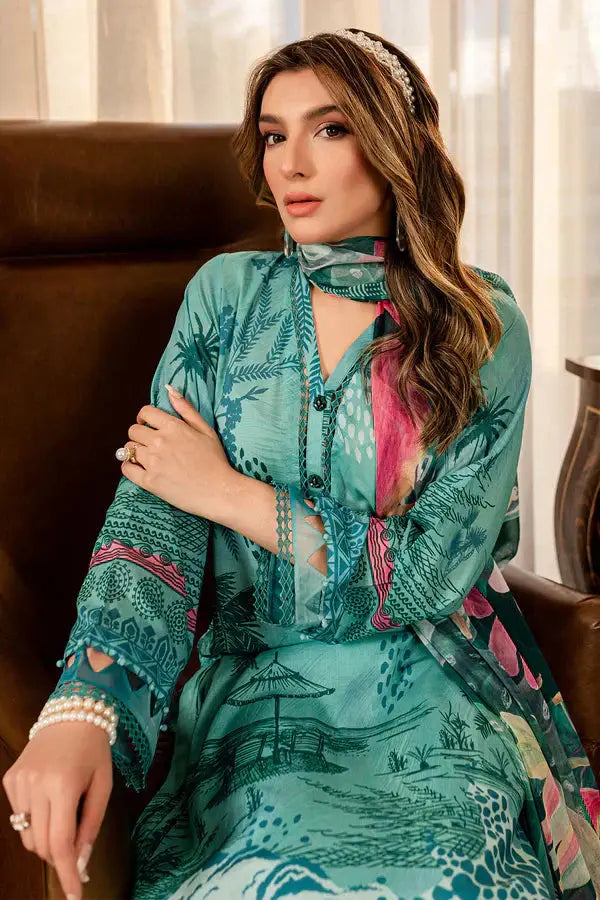 Nureh | Printed Lawn 24 | SP-90 - Pakistani Designer Dress - by Nureh | Type: Luxury - 100% Original at Saira Sultan