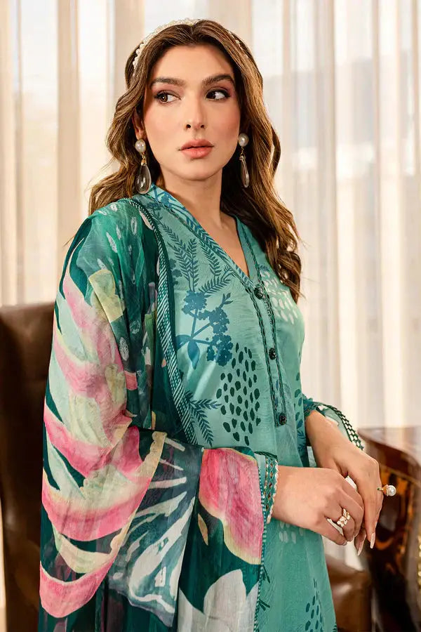 Nureh | Printed Lawn 24 | SP-90 - Pakistani Designer Dress - by Nureh | Type: Luxury - 100% Original at Saira Sultan