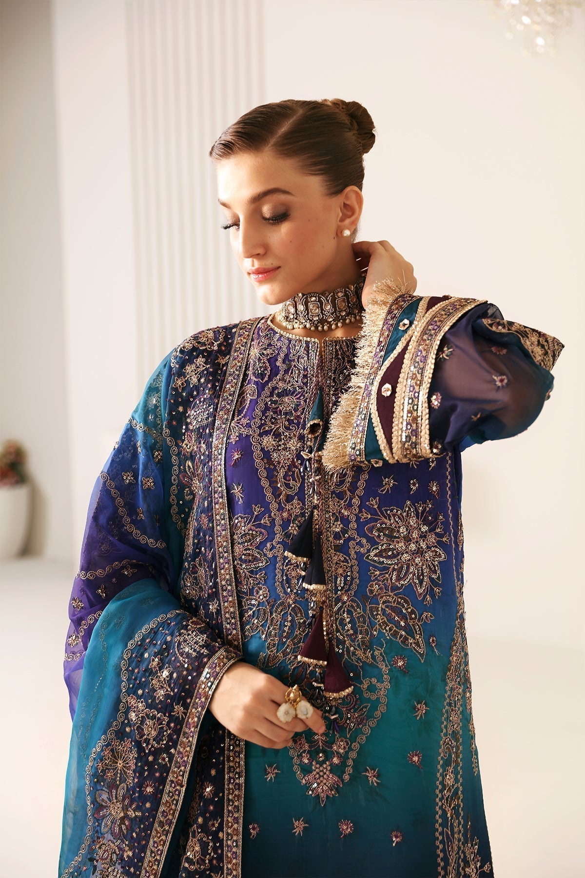 Alizeh | La Ruha Wedding Formals | AF-CH-2182-Oasis - Pakistani Designer Dress - by Alizeh | Type: Formal - 100% Original at Saira Sultan
