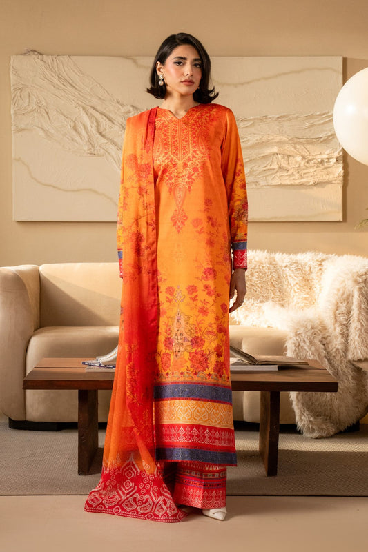 Maryum N Maria | Nazm Collection | OPHELIA - MS50457 XS Orange Silk