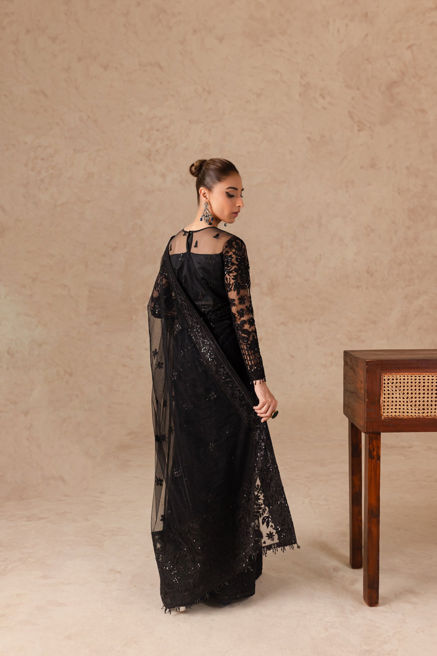 Imran Ramzan | Ch¨rie | Perle Noire - Pakistani Designer Dress - by Imran Ramzan | Type: Clothing - 100% Original at Saira Sultan