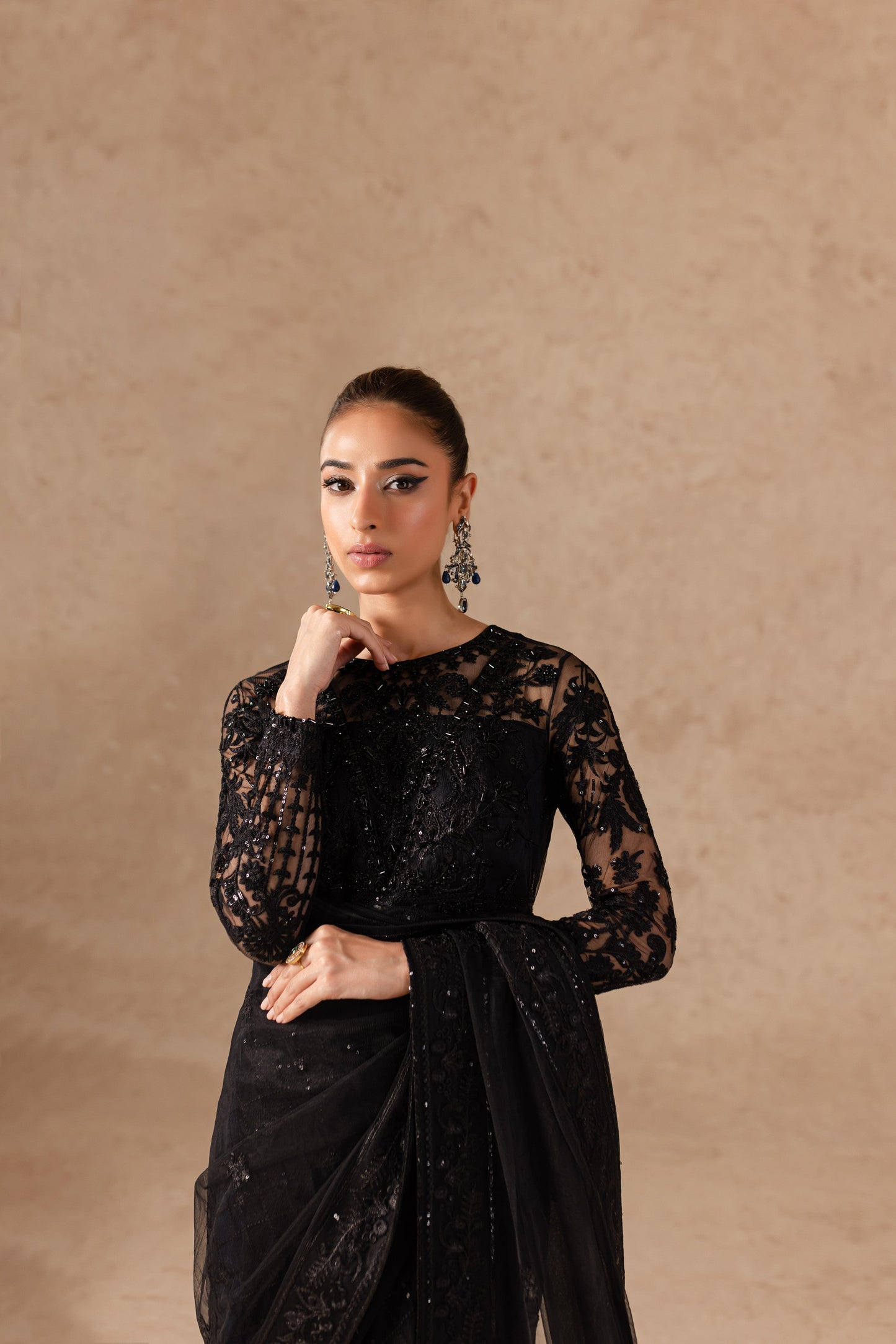 Imran Ramzan | Ch¨rie | Perle Noire - Pakistani Designer Dress - by Imran Ramzan | Type: Clothing - 100% Original at Saira Sultan