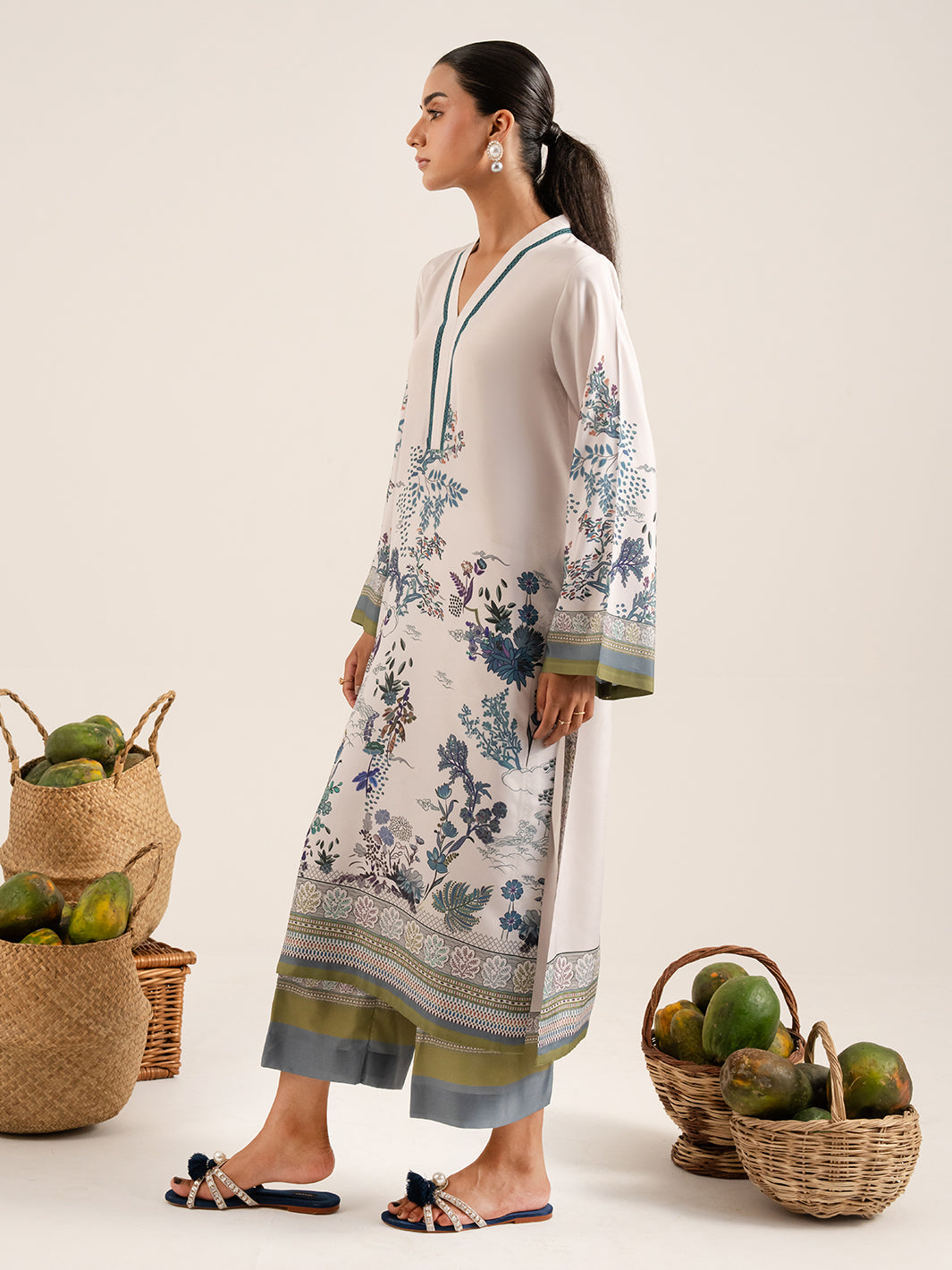 IZEL | Sunset street Pret | PETRA - Pakistani Designer Dress - by Izel - Type : Ladies Clothes - 100% Original at Saira Sultan