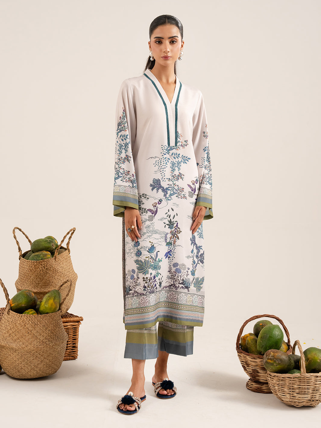 IZEL | Sunset street Pret | PETRA - Pakistani Designer Dress - by Izel - Type : Ladies Clothes - 100% Original at Saira Sultan