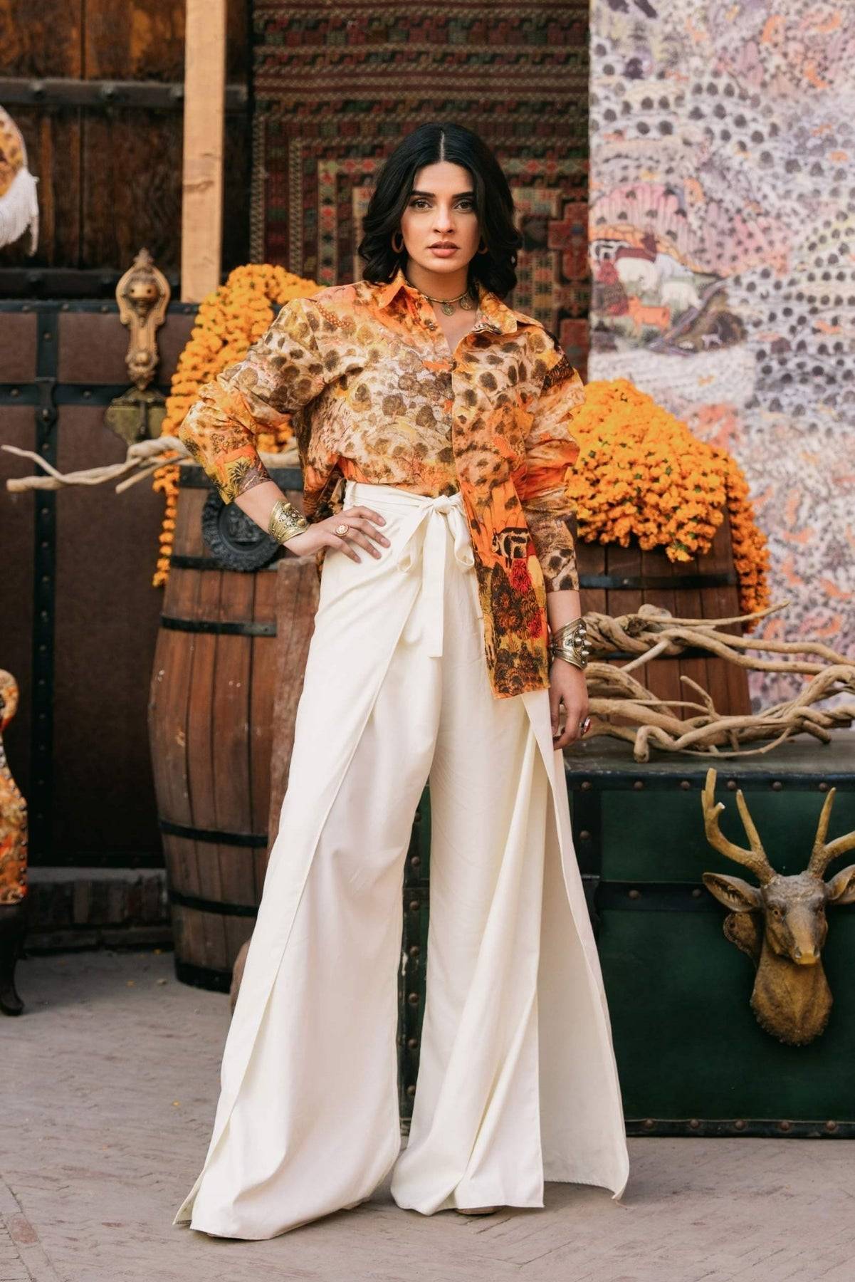 Fahad Hussayn | Lawn Banger | Pichola - Pakistani Designer Dress - by Fahad Hussayn | Type: Ladies Clothes - 100% Original at Saira Sultan